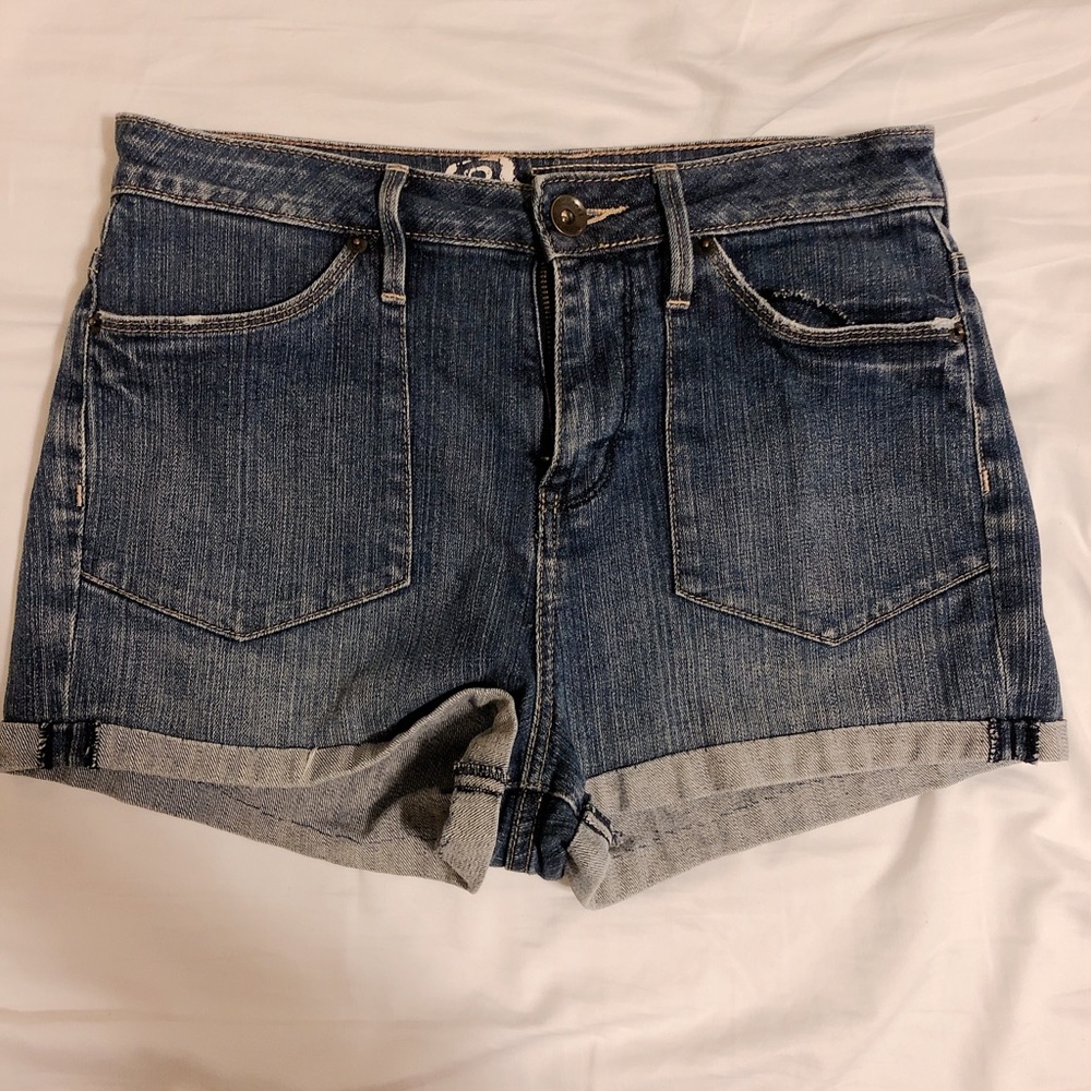 High-Waisted Jean Shorts